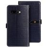 For Google Pixel 9a Case Crocodile Texture PU Leather Flip Phone Cover