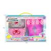 Princess Dress Up Toy Set for Girls - Crown, Necklace, Ring, Magic Wand, High Heels & Earrings Jewelry Accessories