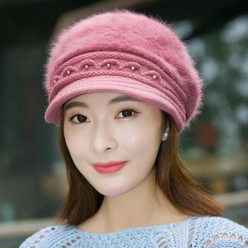 Мягкая хлопковая шапка, модная дикая шапка, ветрозащитная шапка, теплая осенне-зимняя шапка, плотная шапка, женская шапка