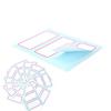 12Sheets Self Adhesive Label Blank Note Label Bar Sticky Writable Name Stickers