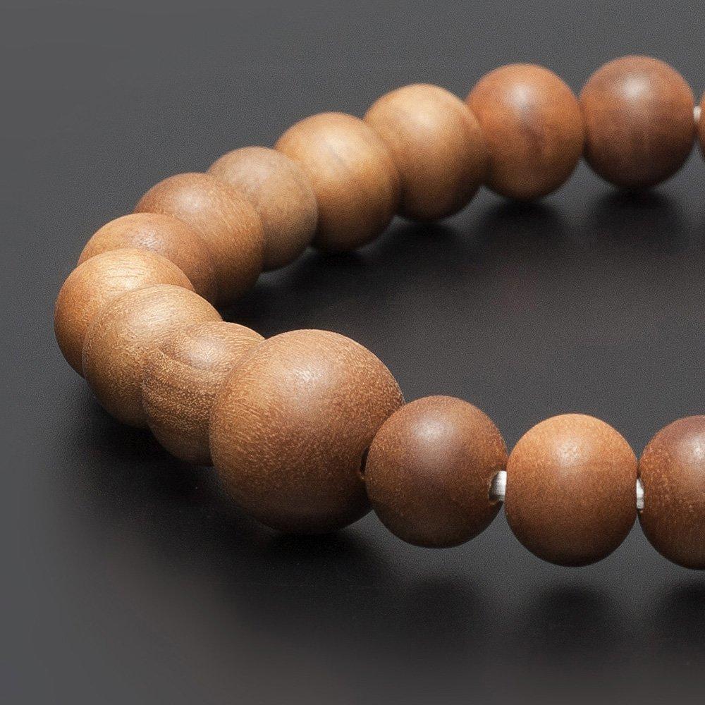 Buddhist altar shop Takita Shoten Специально отобранный браслет молитвенные бусины деревянный браслет индийский сандал 8 мм бусины внутренний обхват