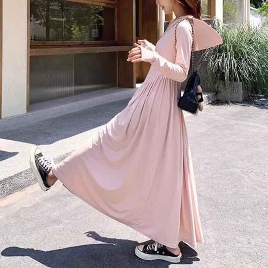 Women's Sun Protection Hoodie Coat Full Body Cooling Sunscreen Clothing Long Sleeve Swimsuit Cover Up Dress for Summer Beach Fishing Hiking