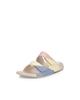 ECCO Cosmo Women's Multicolor Sandal Slides, 22.0 Cm, 3E