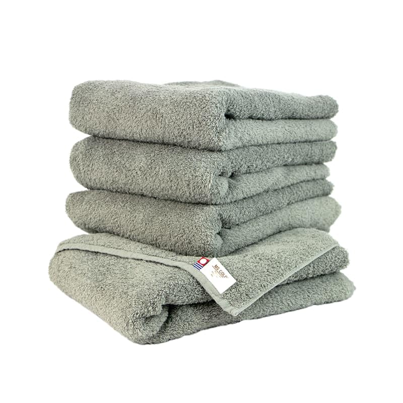 Nissen Shoko Made In Japan Imabari Towel Antibacterial and Deodorizing Imabari Certified Towel Mscolor Bath (Greige, Towel)