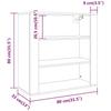Highboard Gray Sonoma Particleboard
