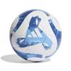 adidas Полиуретановые футбольные мячи Tiro League, с термосклеенными панелями, Белый/Королевский синий/Светло-синий - Размер 5