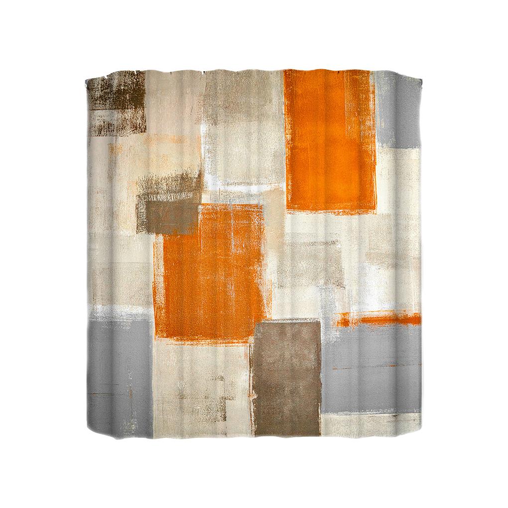 Комплект абстрактных занавесок для душа - водонепроницаемый и устойчивый к плесени декор для ванной комнаты абстрактный водонепроницаемый