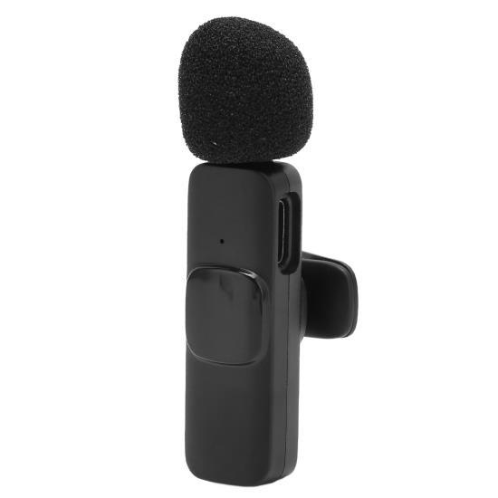 Беспроводной петличный микрофон 1 из 2 петличный микрофон поддерживает запись во время зарядки для прямой трансляции интервью