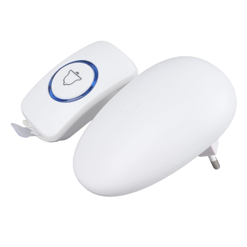 Wireless Doorbell Four Color Lights 0.5W 57 Ringtones Plug Type Cordless Door Bell