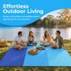 Polyester Fabric Beach Blanket Sandproof Waterproof Outdoor Mat Camping Blanket  Beach Trips