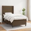3131564 vidaXL Divan Bed with Mattress Dark Brown 90x200 Cm