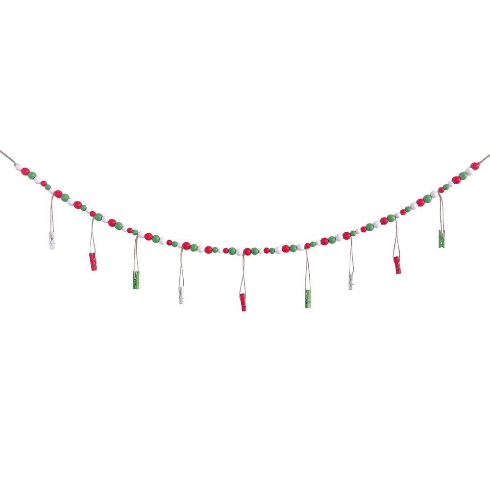 Настенный фотодисплей с гирляндой из деревянных бусин, фоторамка для коллажа для украшения стены в стиле бохо для деревенского декора в стиле кантри