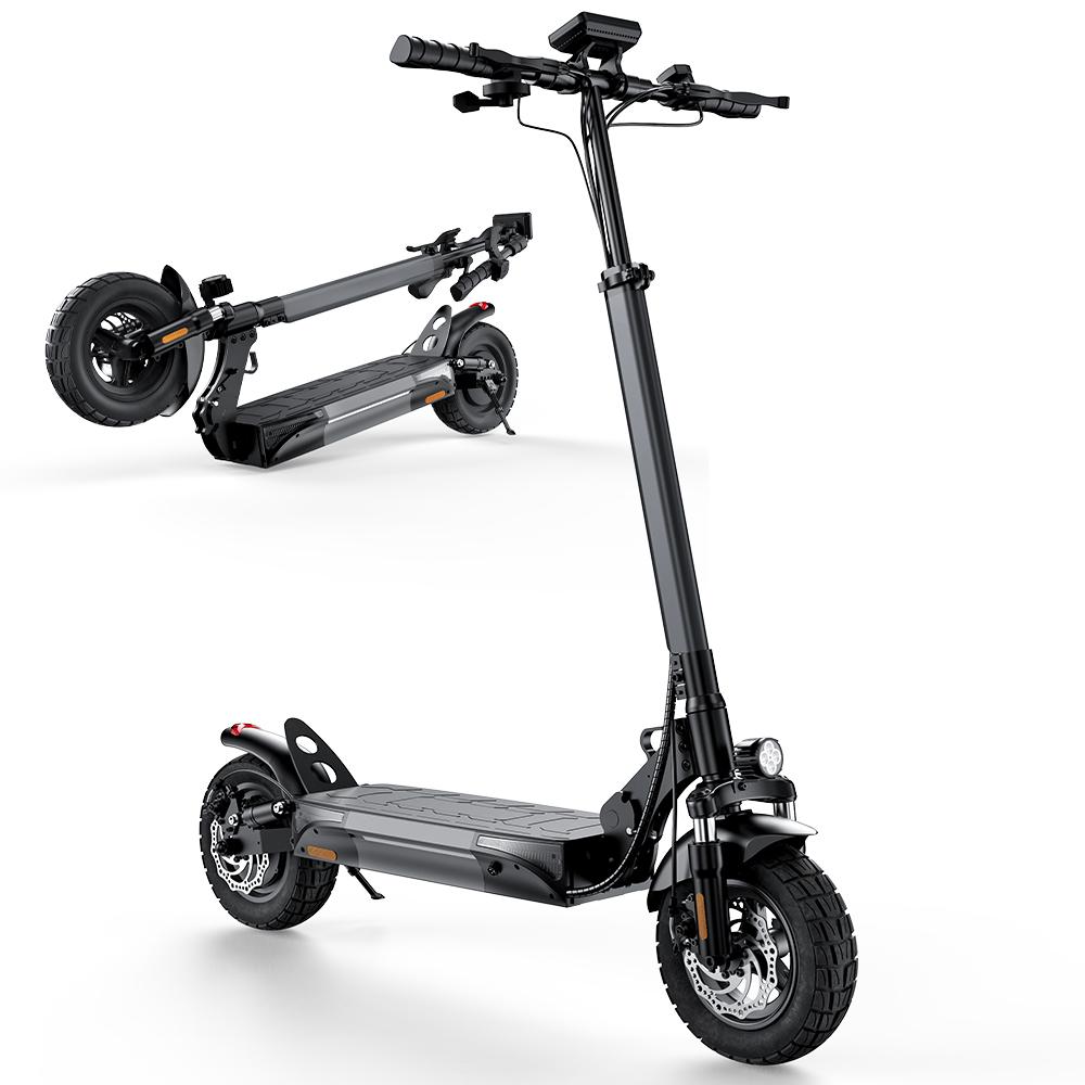 iScooter W9 Electric Scooter - 1000W Motor, 45km Range, 10" Tires, Foldable Design | Urban Commuter for Adults