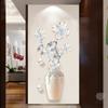 Цветы Ваза Наклейка на стену Спальня Гостиная Дом Самоклеящиеся Водонепроницаемые Наклейки