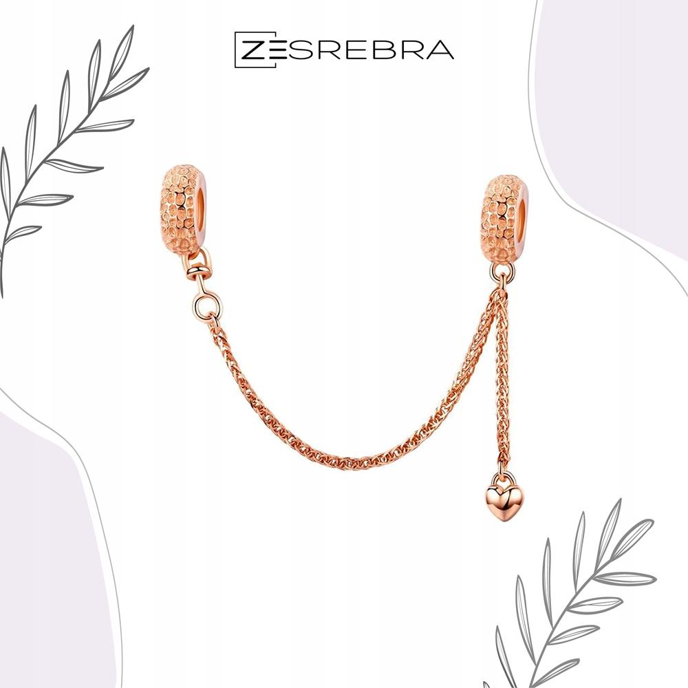 Charms Chain 925 Security Double Pendant Plated
