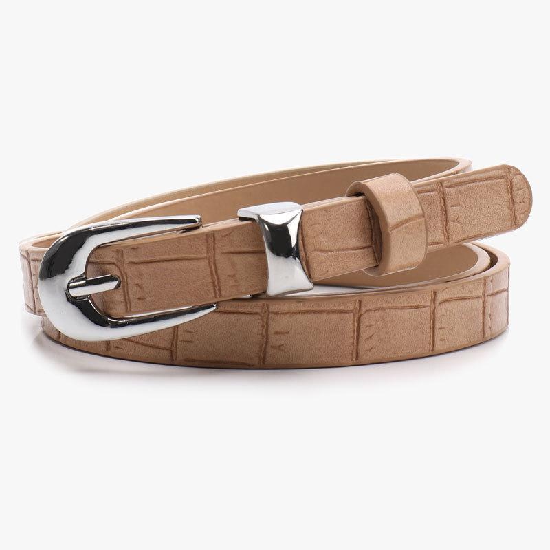Highend Pu Leather Waist Belt With Textured Finish For Chic Office And Daywear