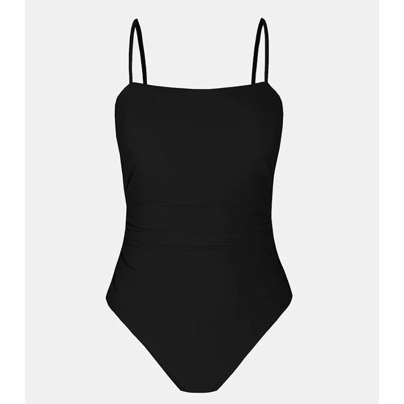 Купальник Слитный Женский Однотонный Купальный Костюм Новый Сексуальный Слинг Летний Открытая Спина Пляжный Боди Купальник Женский