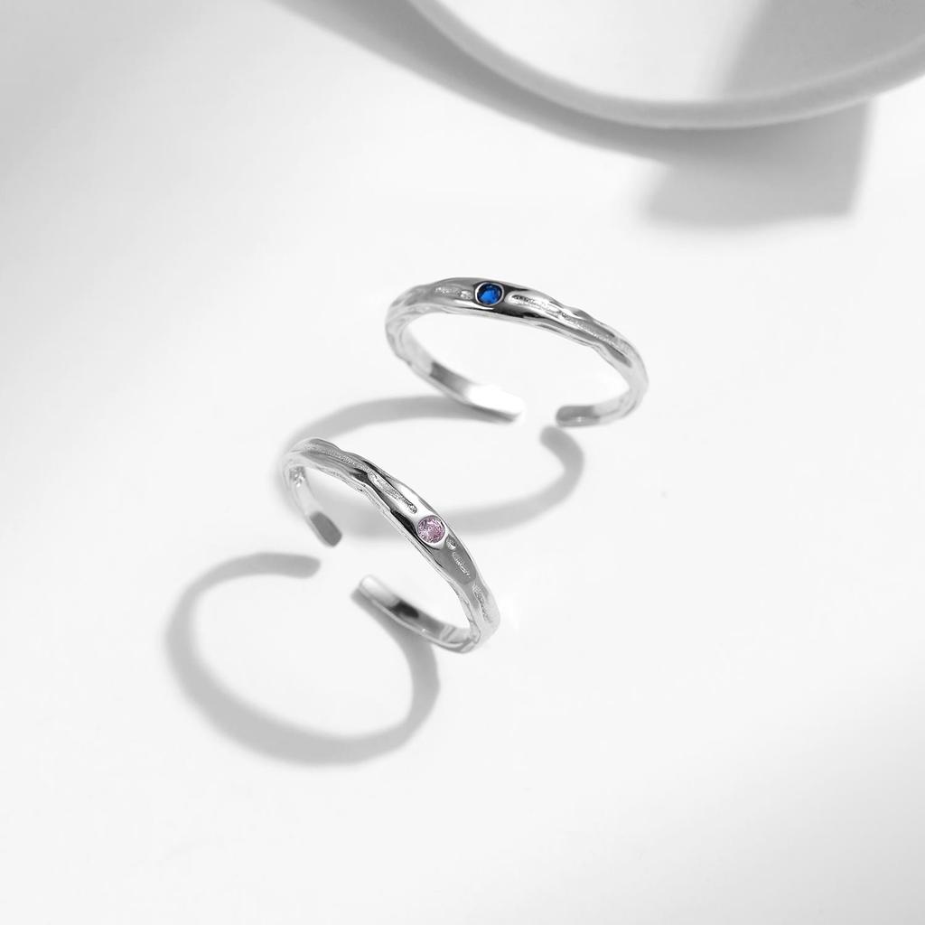 MODIAN Кольцо из стерлингового серебра 925 пробы с винтажным узором, размер 6-9, регулируемое штабелируемое кольцо на палец в стиле ретро для женщин, ювелирные изделия