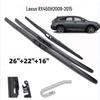 Compatible Front & Rear Window Wiper Blade Strips for Lexus RX450H/RX350 (2009-2015)