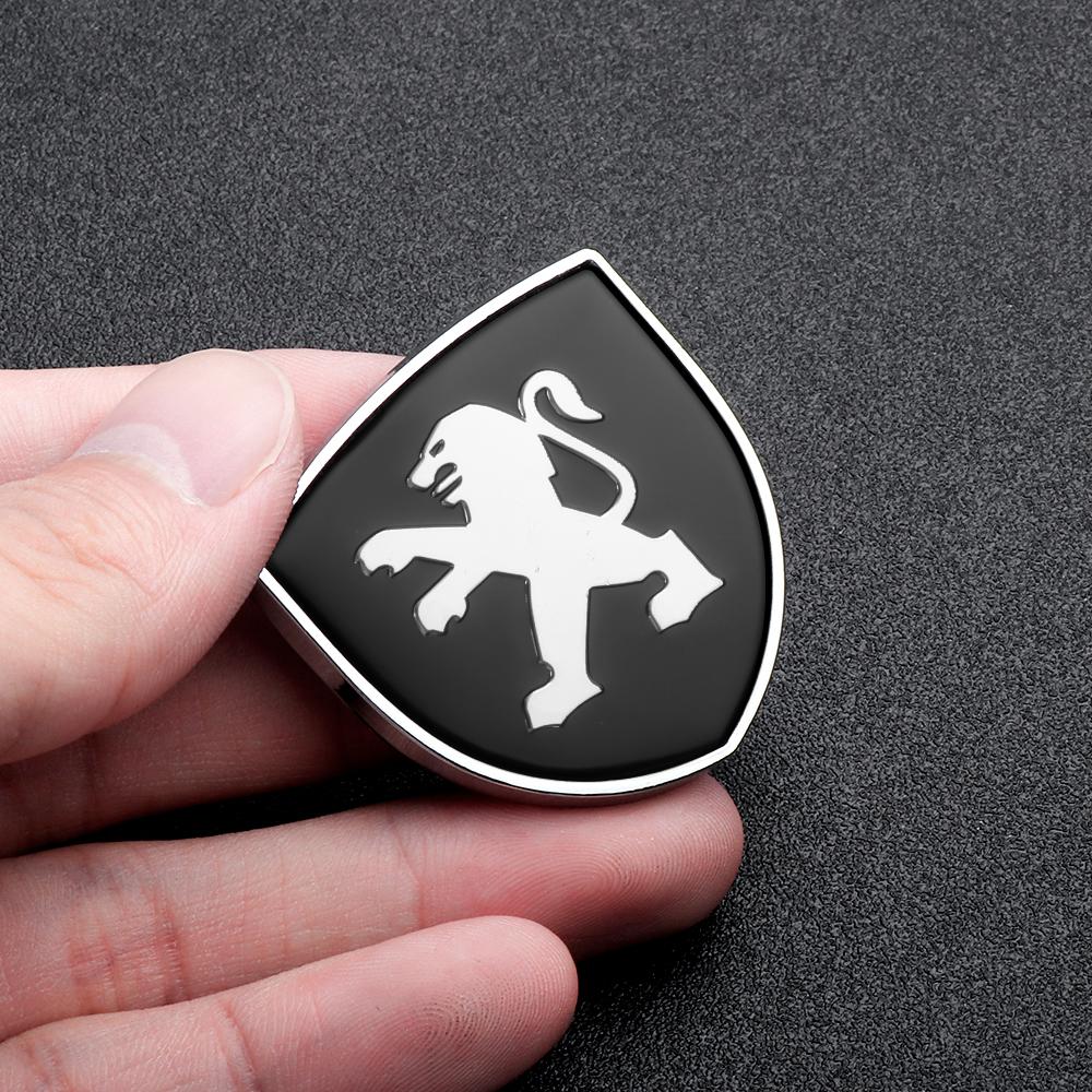 2026 Hot Car Sticker 1PCS 3D Metal Auto Styling Logo Car Sticker Badge Emblem Tail Decal For Peugeot 207 3008 206 208 308 307 40