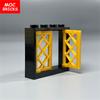 Нетоксичные кубики Moc Оконная решетка 1x2x3 1x4x3 Для строительных блоков Садовая сцена 60607 60594 Собираемые детали Детские игрушки