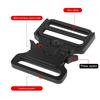 Men Tactical Webbing Belt Accessories 50/52mm Nylon Zinc Metal Quick Release Buckle Outdoor Combat Training Tactical Belt Buckle