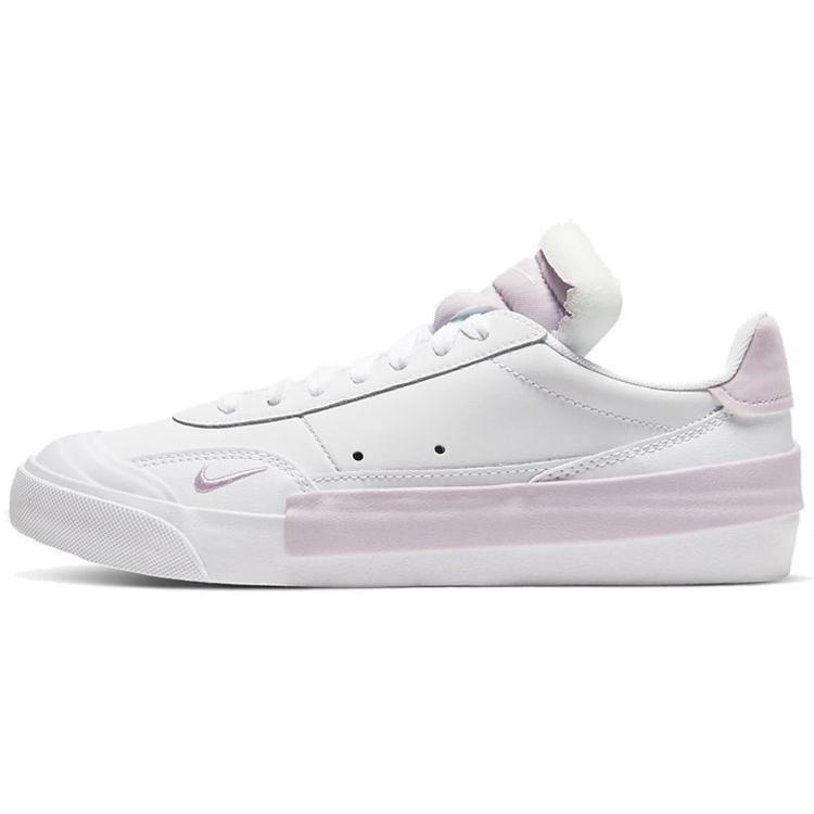 Nike Тип 'Капля' PRM Кожаные Удобные Низкие Детские Скейтбордические Кроссовки Ледяной Светло-Фиолетовый Подростки CQ4383-103