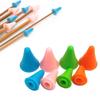 5PCS Sweater Knitting Tools Plastic Pin Buckle Color Knitting Needle Tip Stoppers
