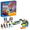 LEGO City Water Police Mission 60355, Toy Blocks, Gift for Police, Rescue, Boys and Girls, Ages 6 and Up