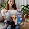 Аниме GinTama Наволочка Плюшевая Ткань Мягкая Наволочка Двусторонняя Печать Наволочка Подушка Бытовые Подарки
