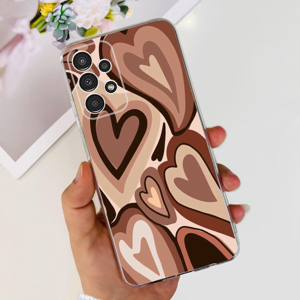 For Samsung A13 M13 M23 M33 Galaxy Case Flowers Butterfly Astronaur Phone Case Back Cover Soft Bumper Samsung Galaxy A13 M23 Bag