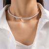 Alloy Necklace Geometric Choker Necklace Fashion Clavicle Chain