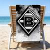 Green Black Borussia Beach Towel - Soft, Absorbent Microfiber, Lightweight, Ideal for The Beach, Parties, Travel, Camping fan gifts