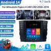 9,7" для Mitsubishi Pajero 4 V80 V90 2006-2014 Автомобильный радиоприемник Навигация для автомобиля Мультимедиа Видеоплеер Навигация 4G Android Экран