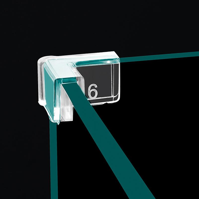 4 шт./компл. силиконовый прозрачный клей для защиты углов аквариума от столкновений