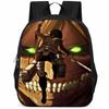 Школьный рюкзак Attack On Titan, 15 дюймов, большая вместимость, легкий, из Оксфордской ткани