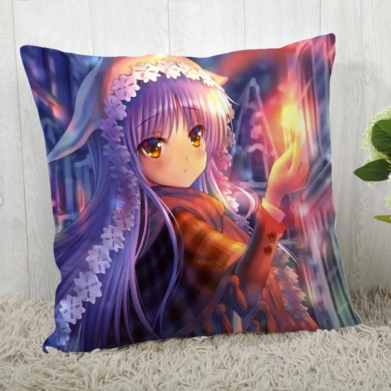 Наволочка Angel Beats Наволочка на заказ Современная Декоративная Наволочка для Дома Гостиной A19.12.13