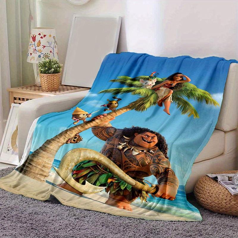 1pc, Moana's Adventure: Tropical Palm Tree Blanket Perfect for Home Decor, Couch Cover, Outdoor Blankets, Gifts, Throw