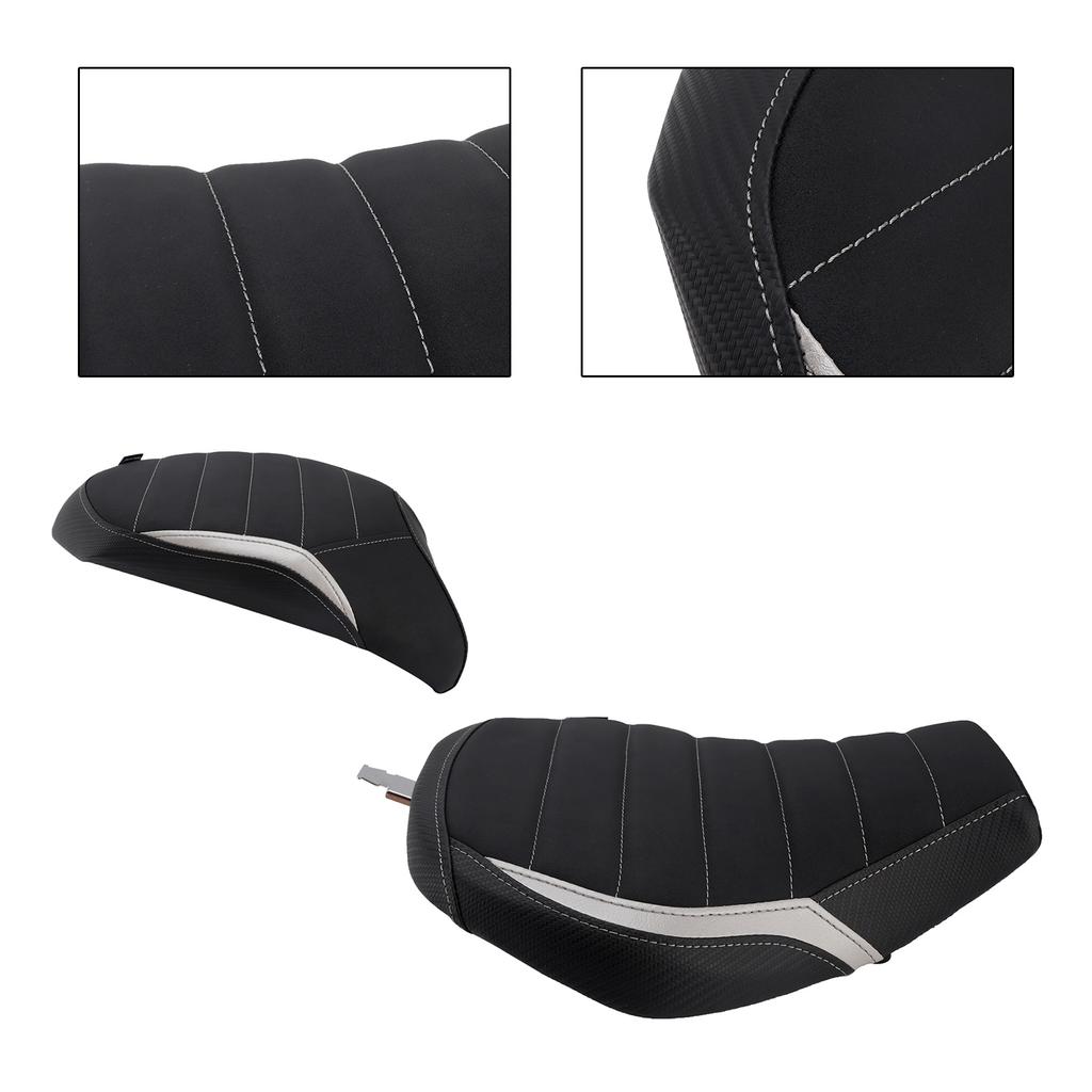 Front&Rear Raider Passenger Cushion Kit Gray For Kawasaki Ninja H2 Sx 2022-2025