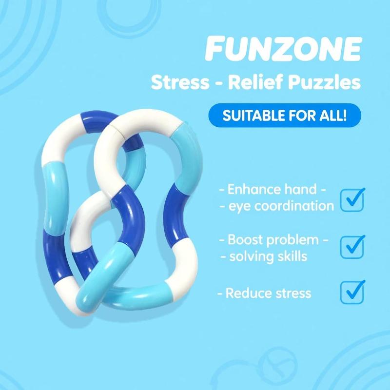 3-6pc Set of Silent Twisting Finger Toys Squeeze Twist Rotate Colorful Sensory Toys Stress-relieving Toys