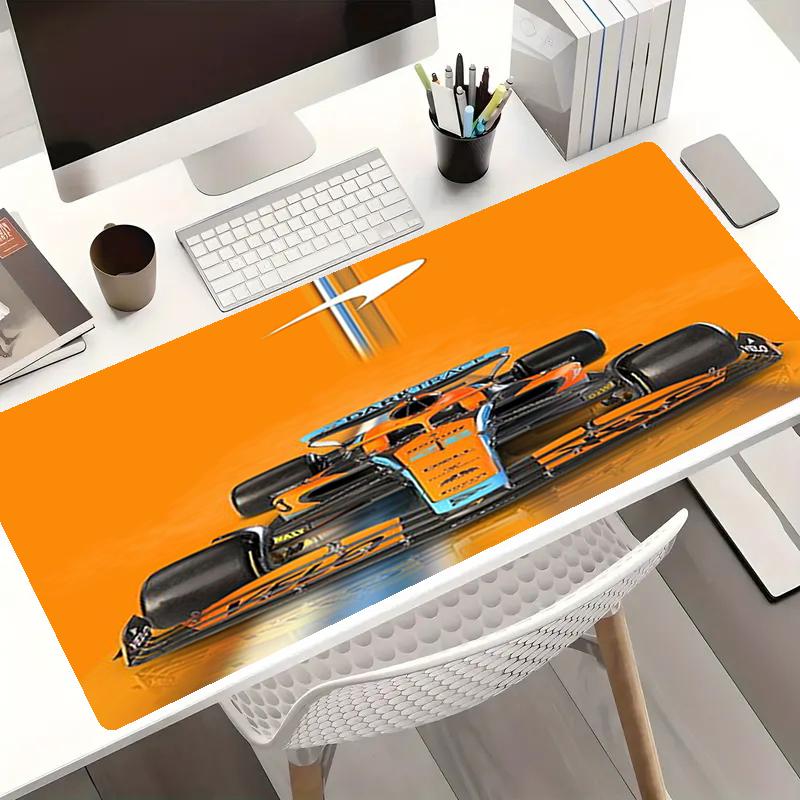 Racing Theme Mouse Pad, Non Slip Rubber Base, Multifunctional Office & Home Decor, Perfect for Workspace Personalization.