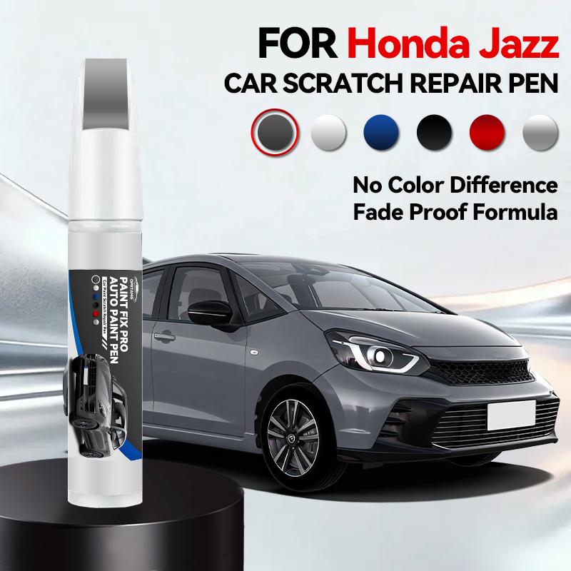 Для HONDA JAZZ Ремонтная ручка для краски автомобиля Аксессуары для ремонта царапин на краске Серебристый Черный Синий Металлик Коричневый Зеленый Городской Серый Красный