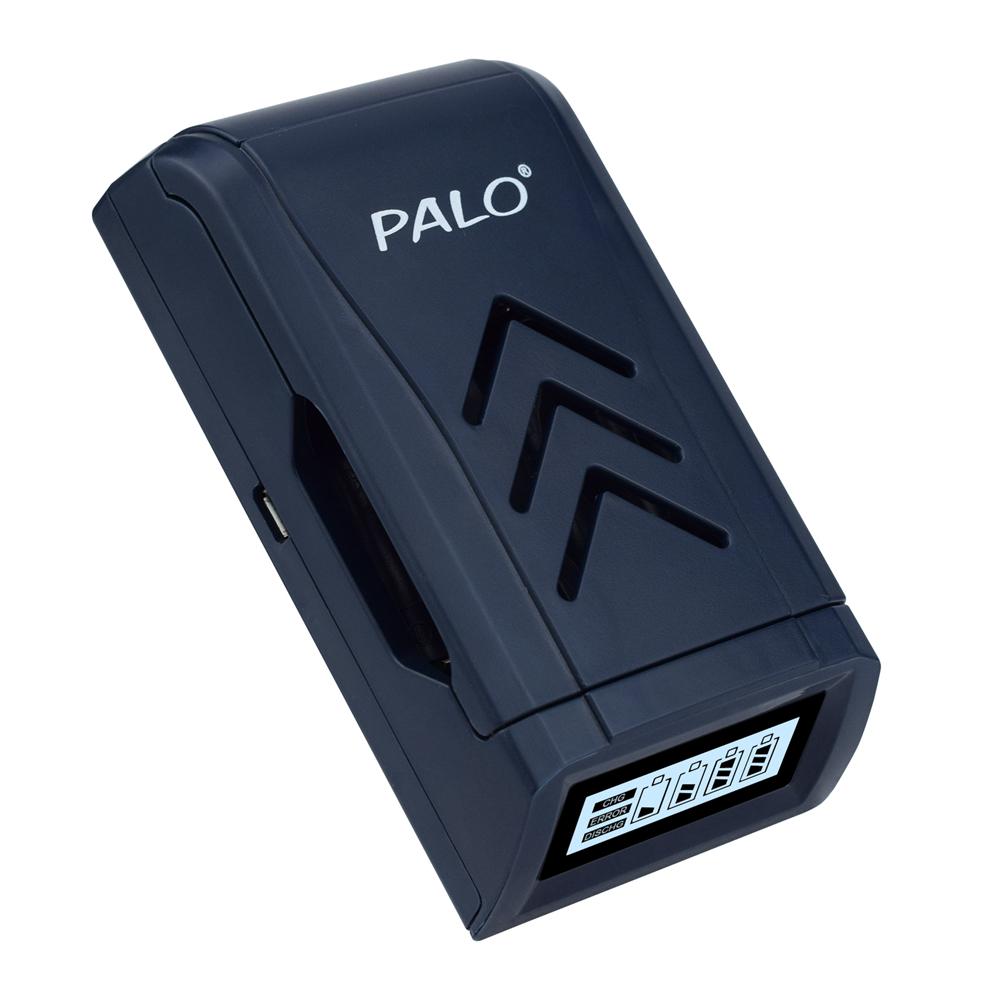 Зарядное устройство с 4 слотами для интеллектуальной быстрой зарядки с ЖК-дисплеем для 1,2 В NiMH NiCd 1,5 В литий-ионных аккумуляторов AAA/AA USB C Micro Jack