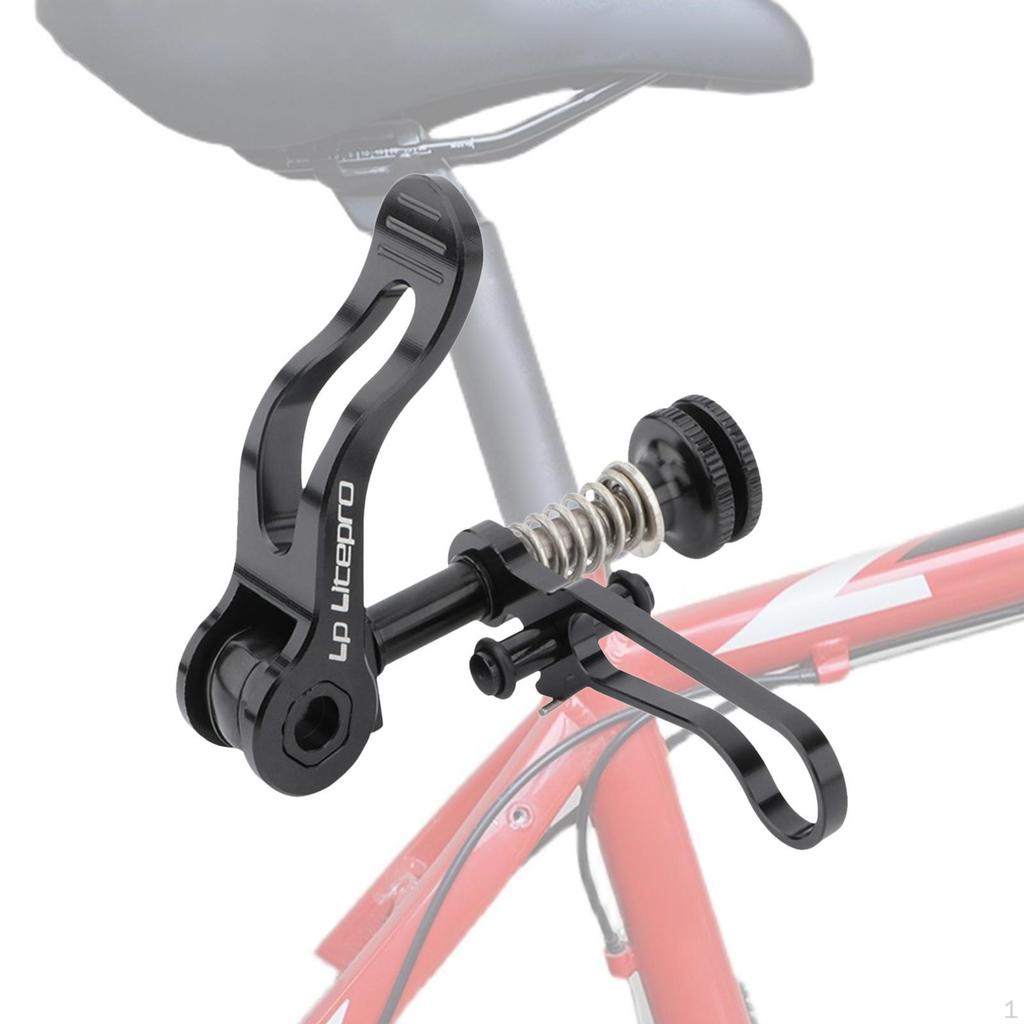 Aluminum Alloy Wrinkle Seat Post Lever Durable Lock Spit Cycling for Bromine