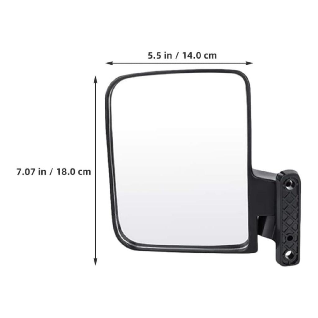 Магнитное зеркало заднего вида для тракторов, гольф-каров, полевой техники и вилочных погрузчиков