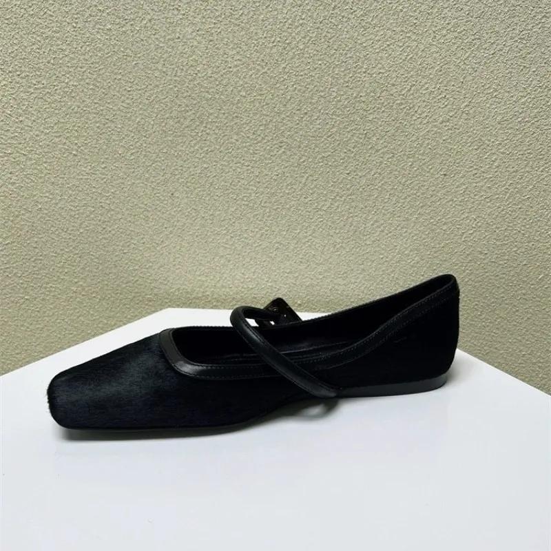 Мода 2024 года, новые модные туфли с леопардовым принтом, удобные мягкие туфли на плоской подошве с квадратным носком для женщин, роскошные туфли Мэри Джейн, балетки для женщин