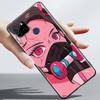 Супер милый чехол для телефона с аниме для девочек для OPPO Realme 5 6 7 7i 8 8i 9 9i V25 F9 F17 F19 5G 4G Pro Narzo Speed, черный мягкий чехол, Чехлы