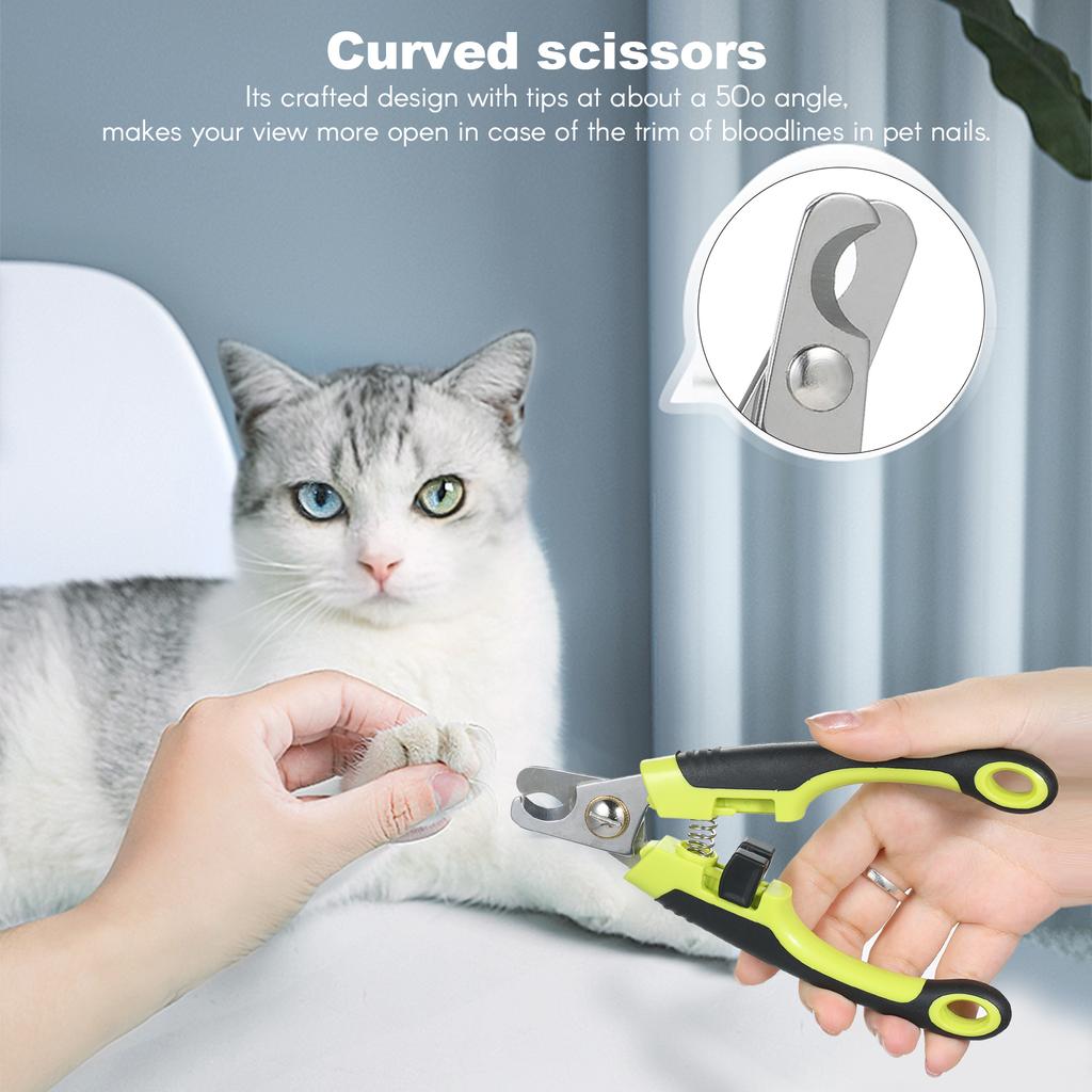 Professional Dog Nail Clipper Set, Pet Nail Clippers with Safety Protection to Avoid Excessive