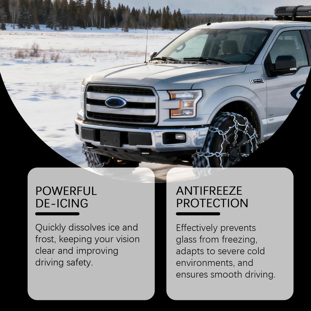 Hikmarion Fast-Acting Ice Melting Spay For Windshields; Car Deicer; Windshield Deicer,Car Window Deicing And Anti-fog Mild 355ml