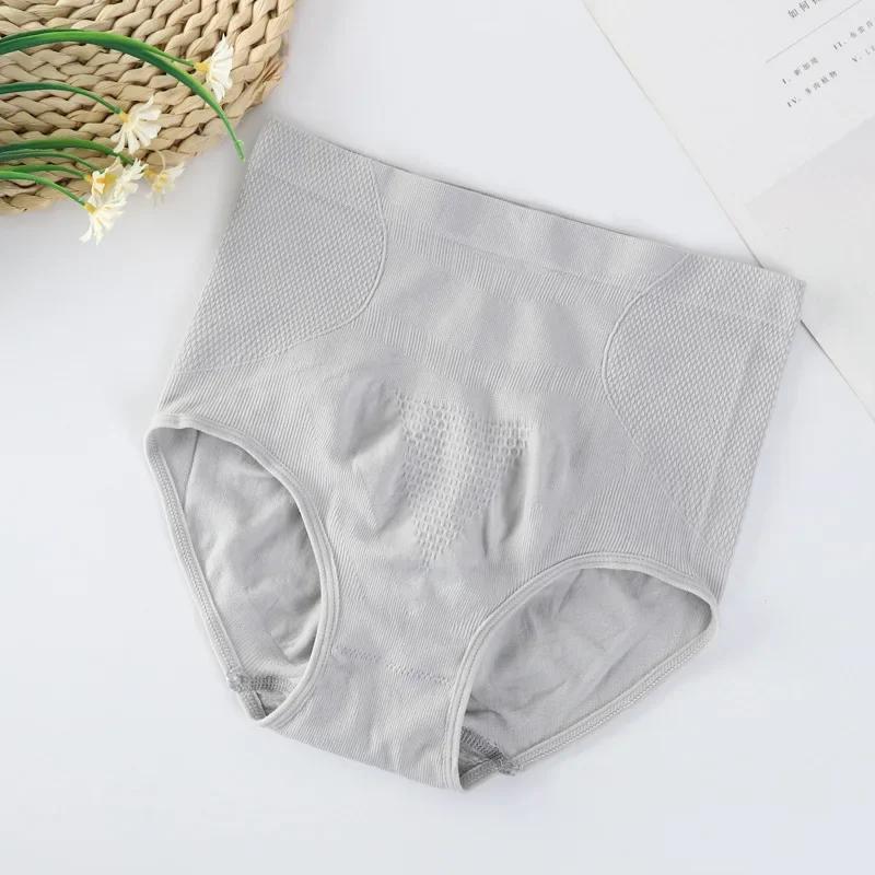 Bodyshaper High Waist Seamless Panties Women Underwear Anti-bacteria Soft Crotch Briefs for Female Intimates Lingerie Shapewear